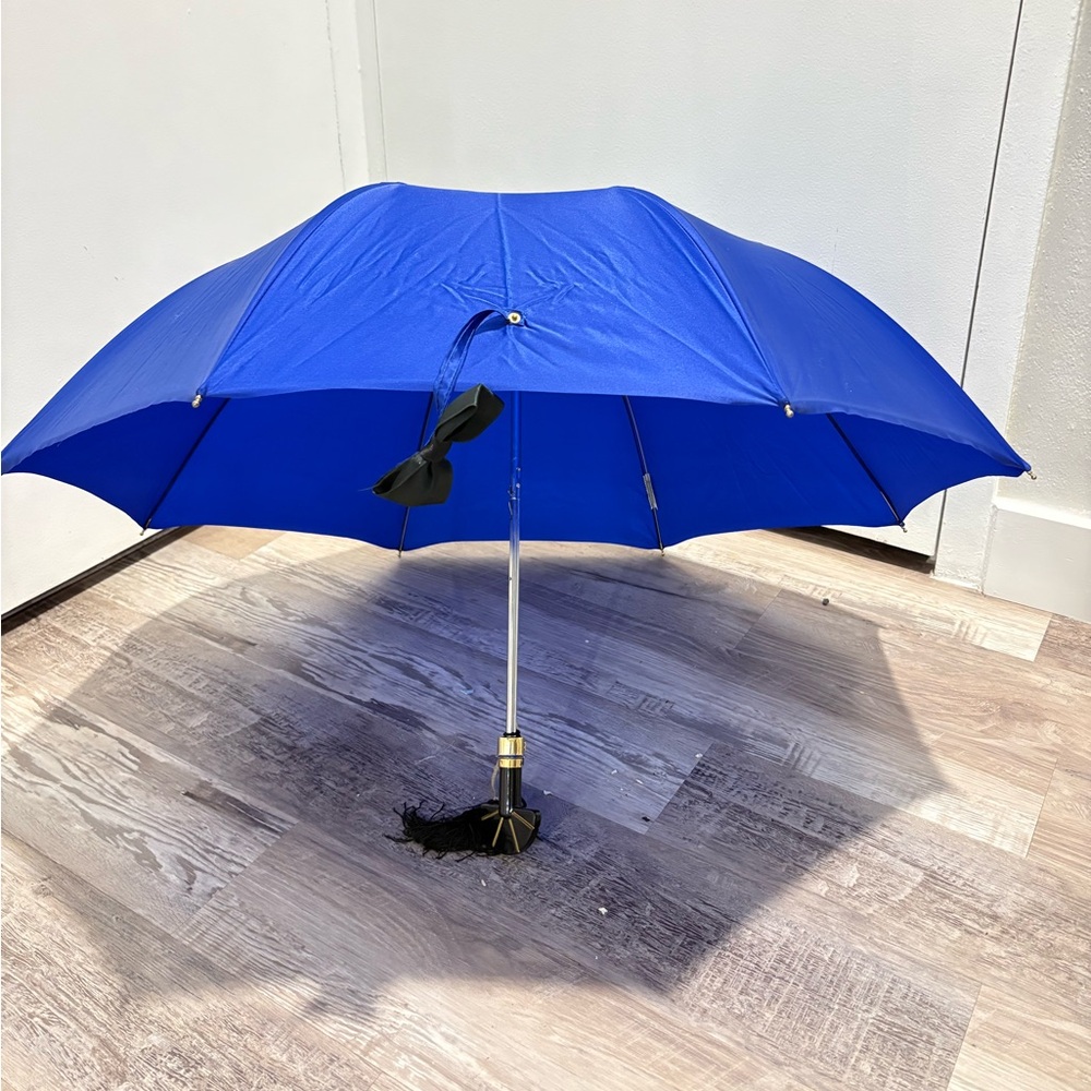 Vintage Neyrat Peyronie Blue Umbrella